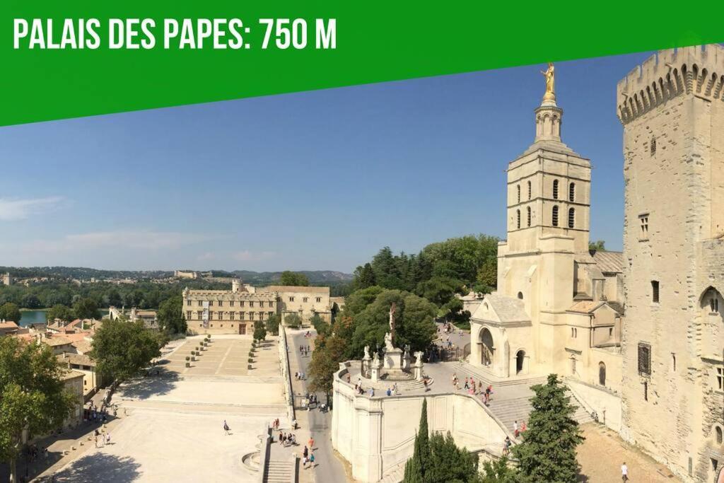 Le Loft Des Papes - 2 Terrasses - Vue Panoramique Sur La Ville - Ac Clim Avignon Luaran gambar